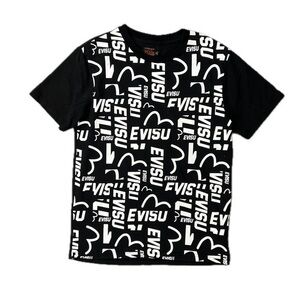 Rare EVISU Allover Logo Tee Shirt